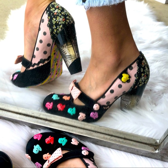 IRREG CHOICE I’m Bossy Polka Dot Bunny Mary Janes - Picture 2 of 11